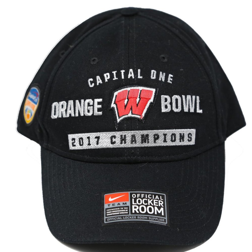 Wisconsin Badgers 2017 Orange Bowl Champs Hat Nike